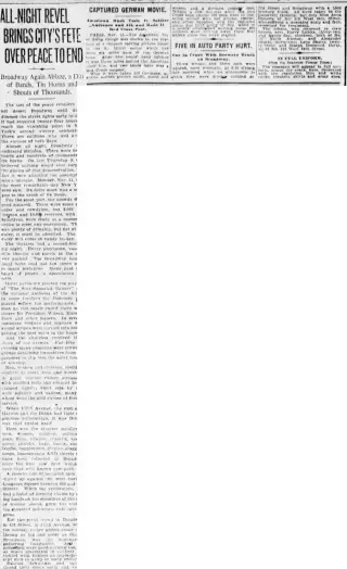 other Newspaper clipping from Nov 12, 1918 5865636