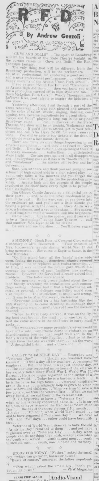 other Newspaper clipping from Nov 13, 1962 5865715