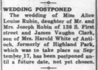 Marriage Newspaper clipping from Sep 18, 1947 5865798