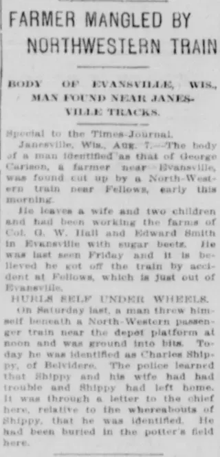 other Newspaper clipping from Aug 7, 1911 5865908