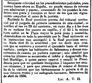 Crime Newspaper clipping from May 10, 1836 5866850