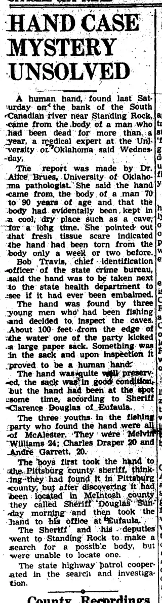 Crime Newspaper clipping from Apr 5, 1951 5867082