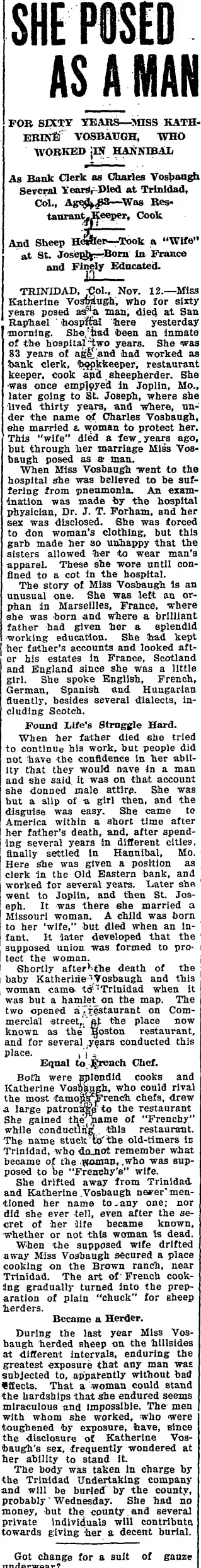 other Newspaper clipping from Nov 12, 1907 5867281