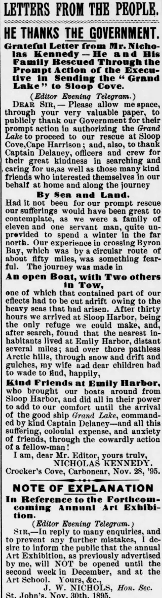 other Newspaper clipping from Nov 30, 1895 5867581