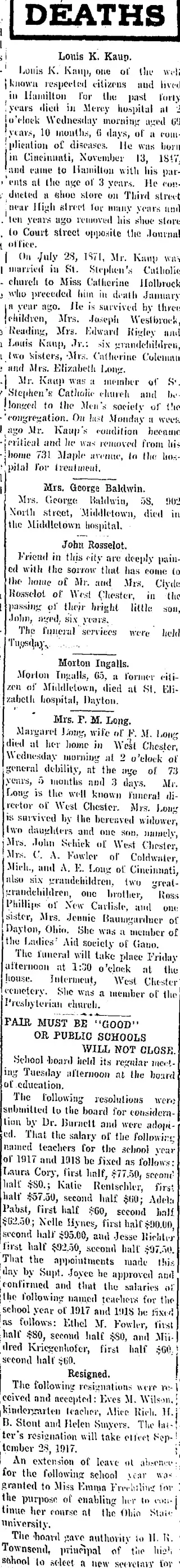 other Newspaper clipping from Sep 20, 1917 5867590