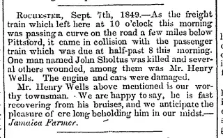 other Newspaper clipping from Sep 15, 1849 5867674
