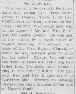 other Newspaper clipping from Feb 3, 1919 5867949