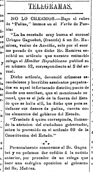 Political Newspaper clipping from Mar 22, 1881 5868032