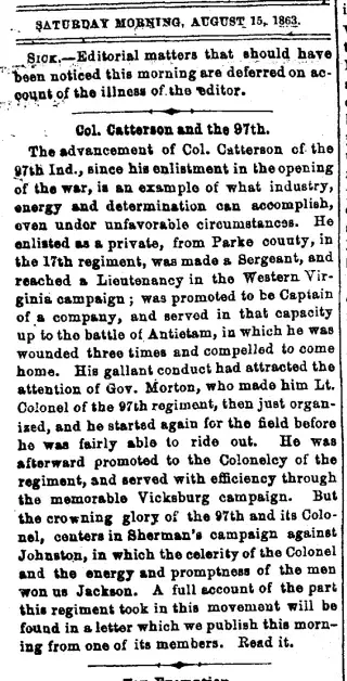 other Newspaper clipping from Aug 15, 1863 5868119