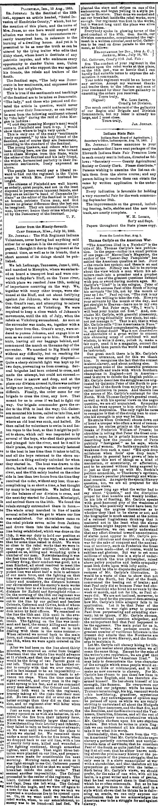 other Newspaper clipping from Aug 15, 1863 5868129