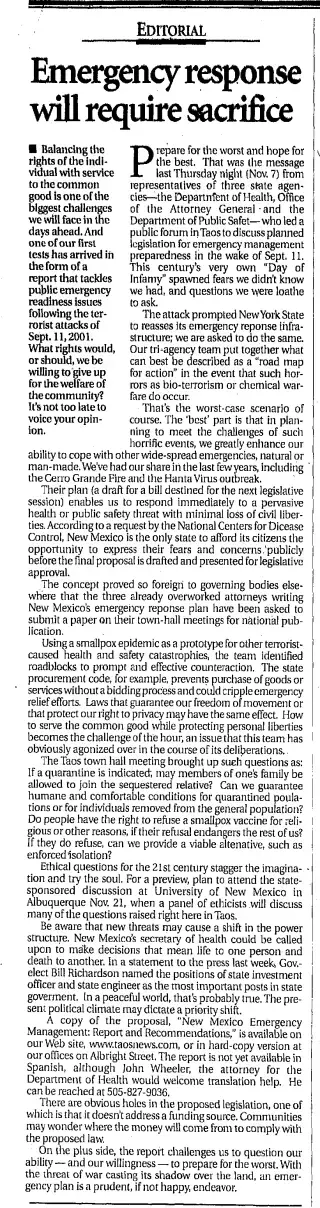other Newspaper clipping from Nov 14, 2002 5868291