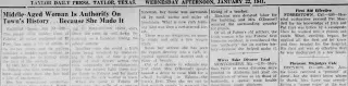 other Newspaper clipping from Jan 22, 1941 5868506
