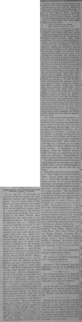 other Newspaper clipping from Feb 26, 1881 5868536