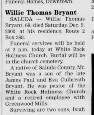 other Newspaper clipping from Dec 12, 2000 5868545