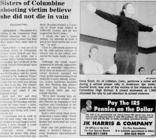 other Newspaper clipping from Aug 3, 1999 5869153