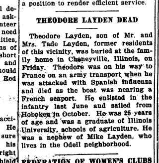 other Newspaper clipping from Nov 8, 1918 5869225