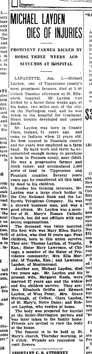 other Newspaper clipping from Jan 4, 1922 5869234