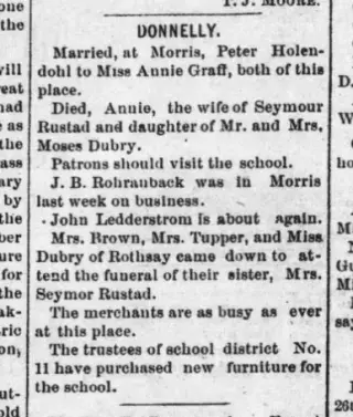 other Newspaper clipping from Dec 14, 1887 5869596