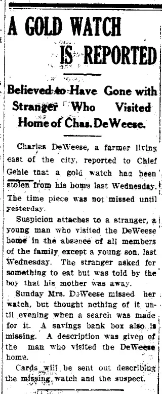 other Newspaper clipping from Dec 5, 1910 5869877