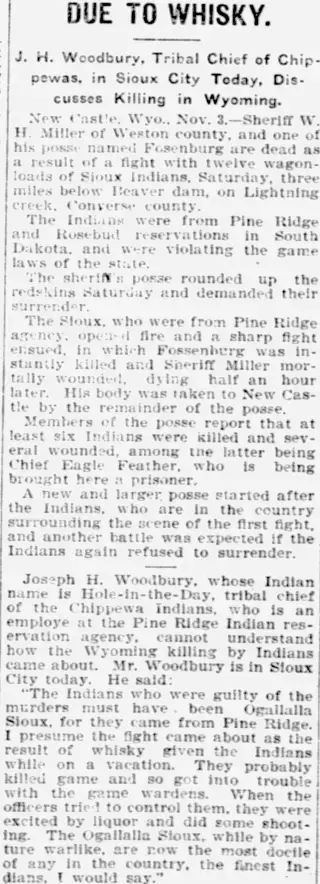 other Newspaper clipping from Nov 4, 1903 5870033