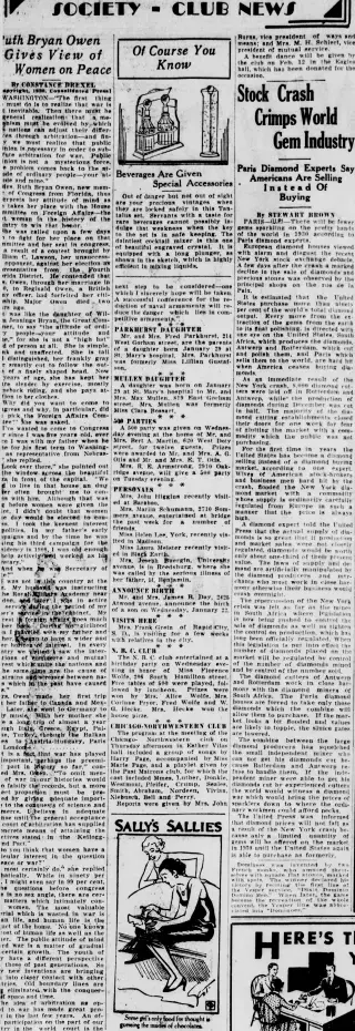 other Newspaper clipping from Jan 31, 1930 5870268