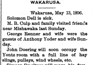 other Newspaper clipping from May 14, 1896 5870556