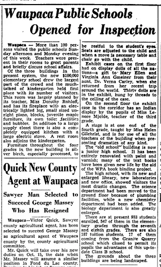 other Newspaper clipping from Sep 29, 1938 5870667