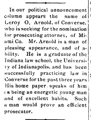 Political Newspaper clipping from Mar 1, 1906 5871033