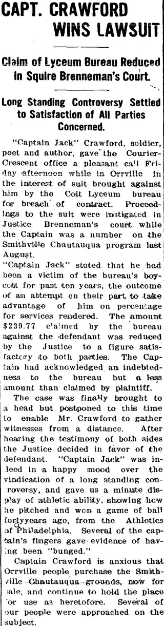 other Newspaper clipping from Oct 31, 1911 5871060