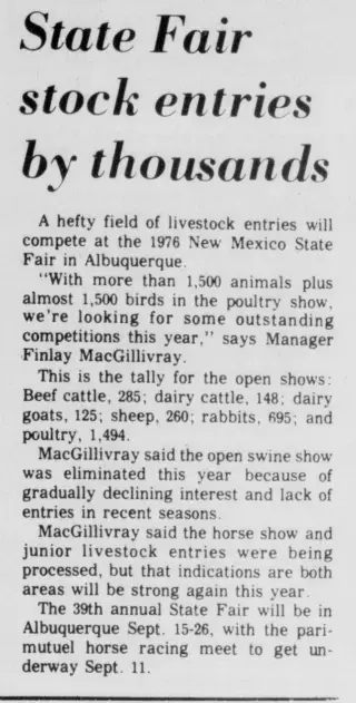 other Newspaper clipping from Aug 30, 1976 5871272