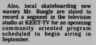 other Newspaper clipping from Aug 18, 1988 5871462