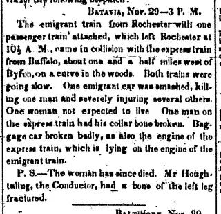 other Newspaper clipping from Nov 30, 1850 5871491