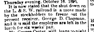 other Newspaper clipping from Oct 16, 1890 5871539