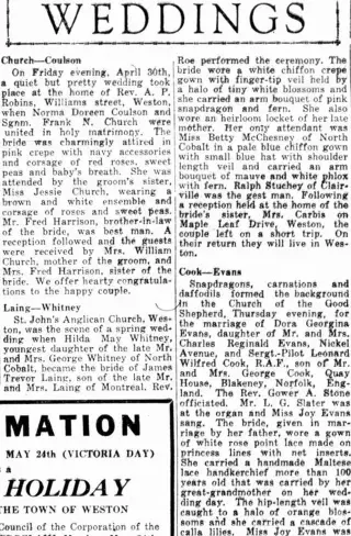 other Newspaper clipping from May 13, 1943 5871603