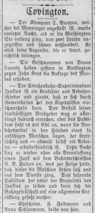 other Newspaper clipping from Apr 15, 1891 5871668