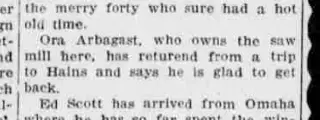 other Newspaper clipping from Feb 9, 1909 5872038