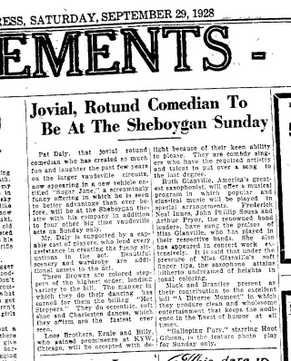 other Newspaper clipping from Sep 29, 1928 5872169