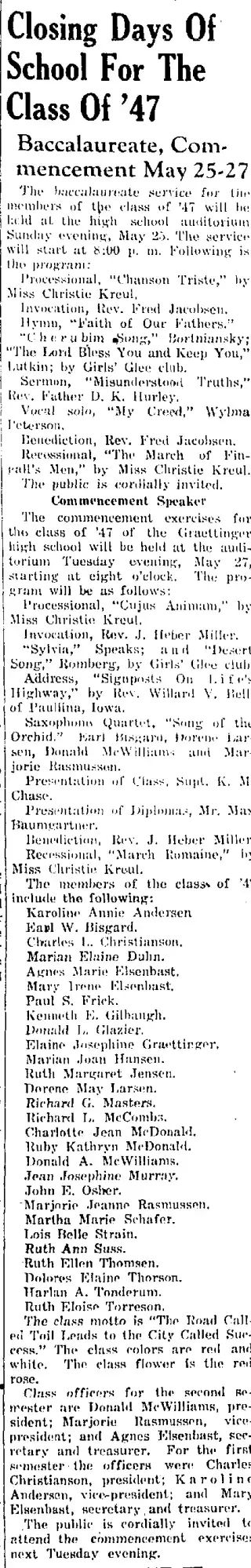 other Newspaper clipping from May 22, 1947 5872240