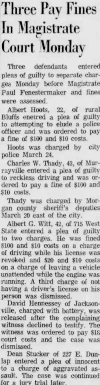 Crime Newspaper clipping from Apr 12, 1971 5872433