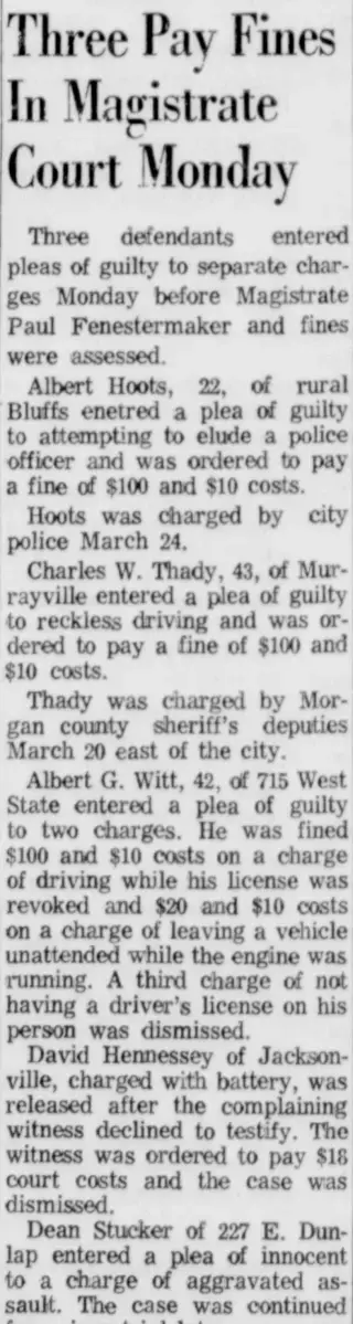 Crime Newspaper clipping from Apr 12, 1971 5872450