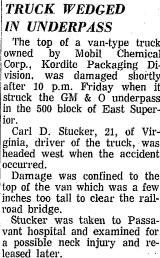 General news Newspaper clipping from Aug 6, 1967 5872498