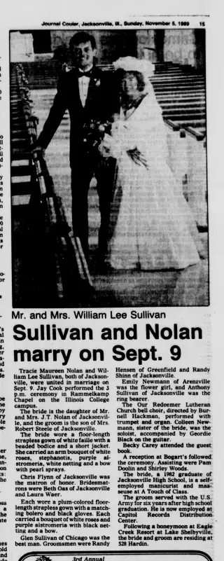 other Newspaper clipping from Nov 5, 1989 5872576