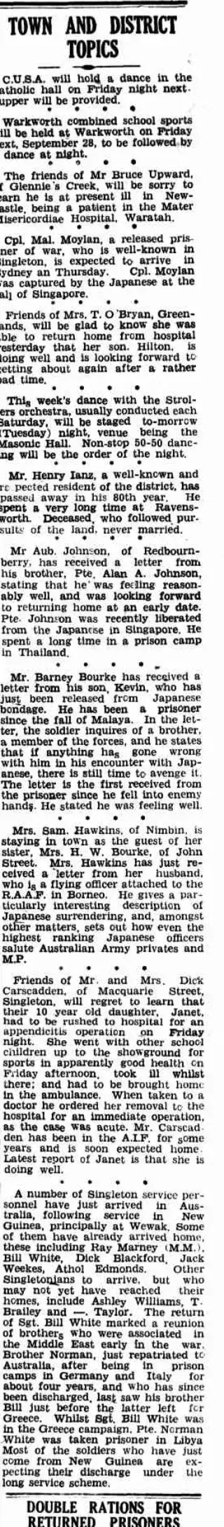 other Newspaper clipping from Sep 24, 1945 5872823