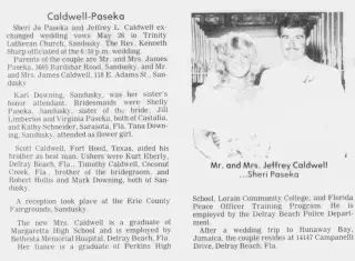Marriage Newspaper clipping from Jun 24, 1984 5872993