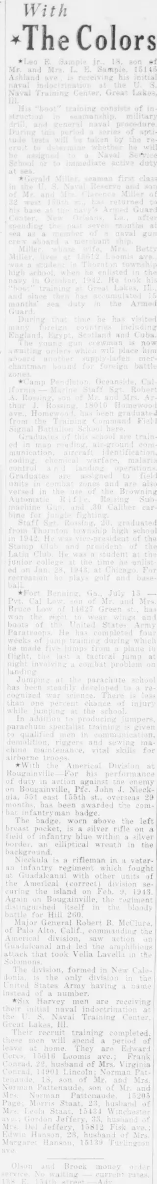other Newspaper clipping from Jul 27, 1944 5873367