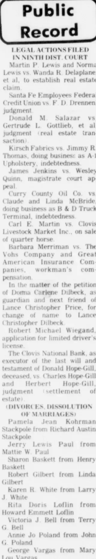 other Newspaper clipping from Oct 13, 1978 5873571