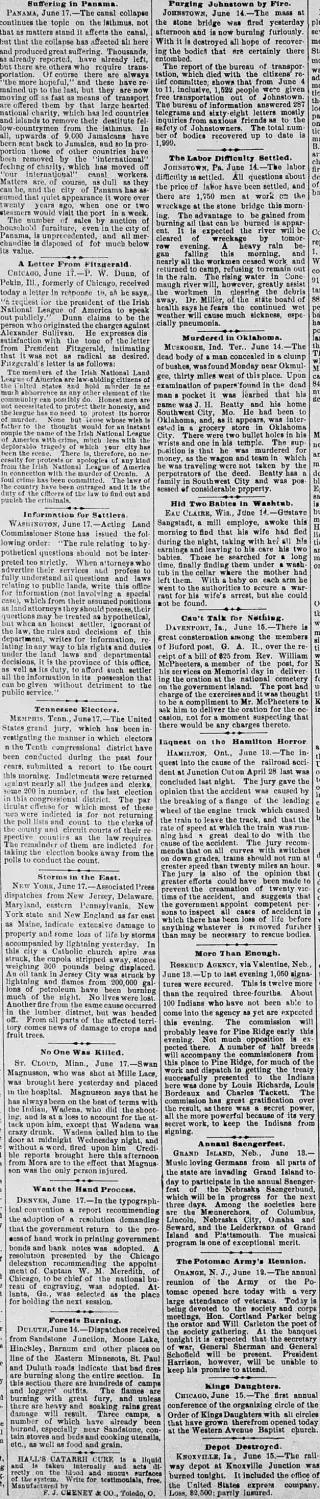 other Newspaper clipping from Jun 21, 1889 5874099