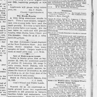 other Newspaper clipping from Aug 17, 1905 5874464