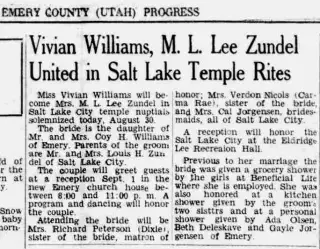 Marriage Newspaper clipping from Aug 30, 1956 5874585