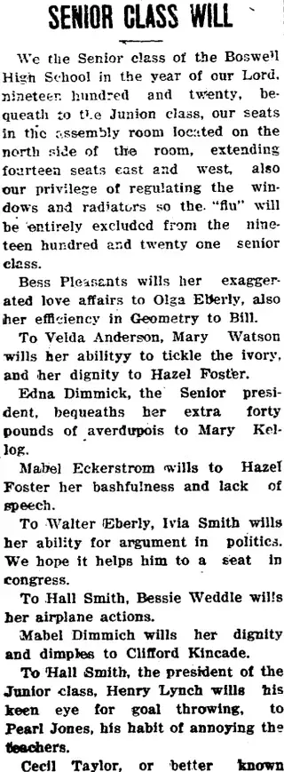 other Newspaper clipping from May 14, 1920 5874694